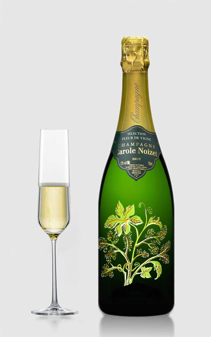 Carole Noizet Fleur Vigne Brut Champagne