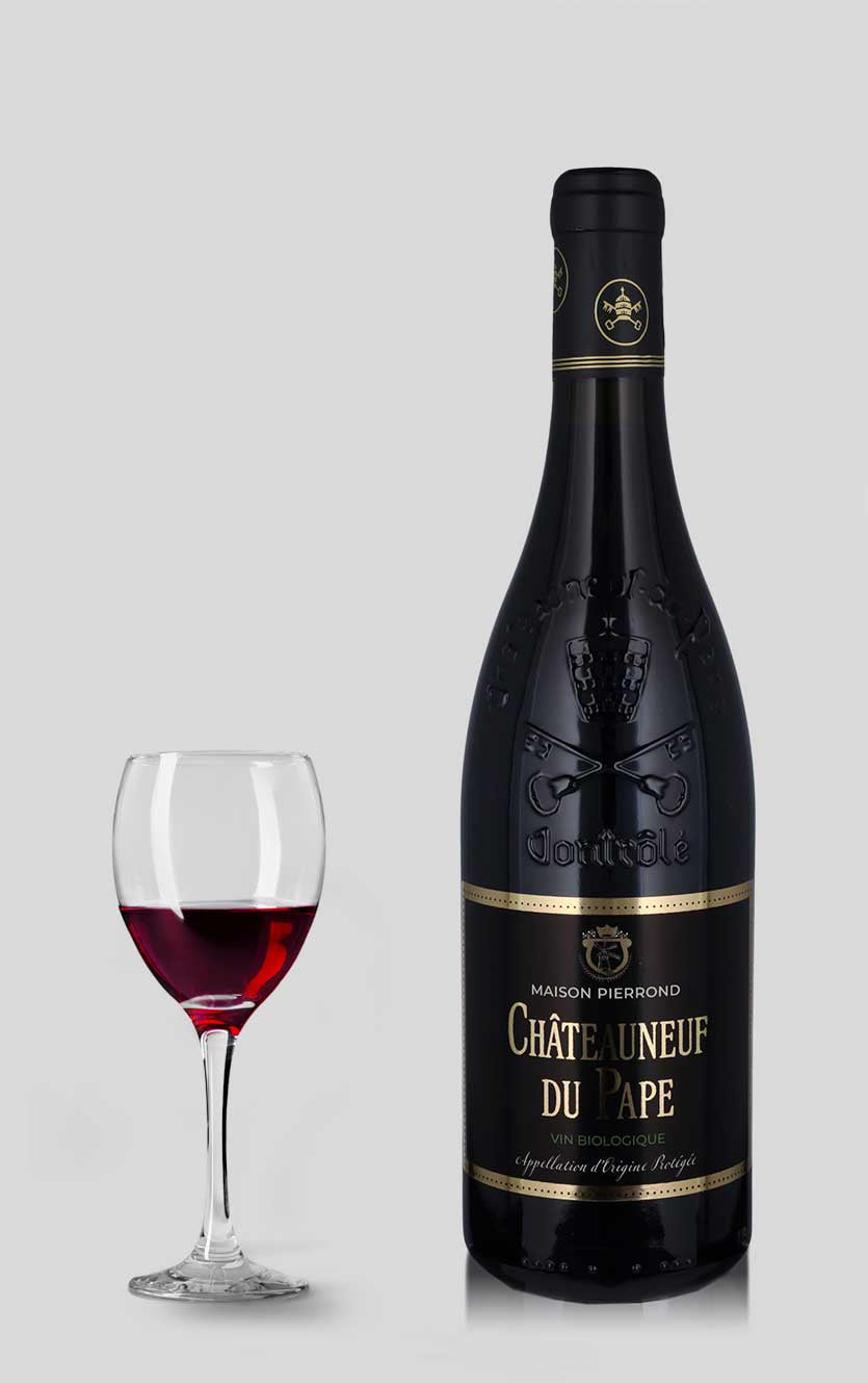 Chateauneuf   Pape Rouge 2023 øko Maison Pierrond