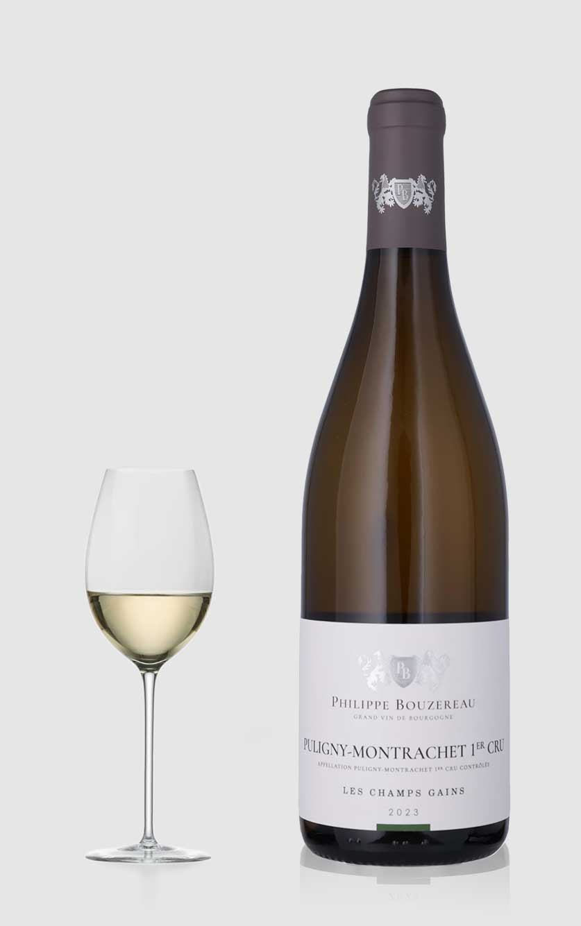 Domaine Bouzereau Puligny Montrachet 1er Cru Les Champs Gains Blanc øko 2023