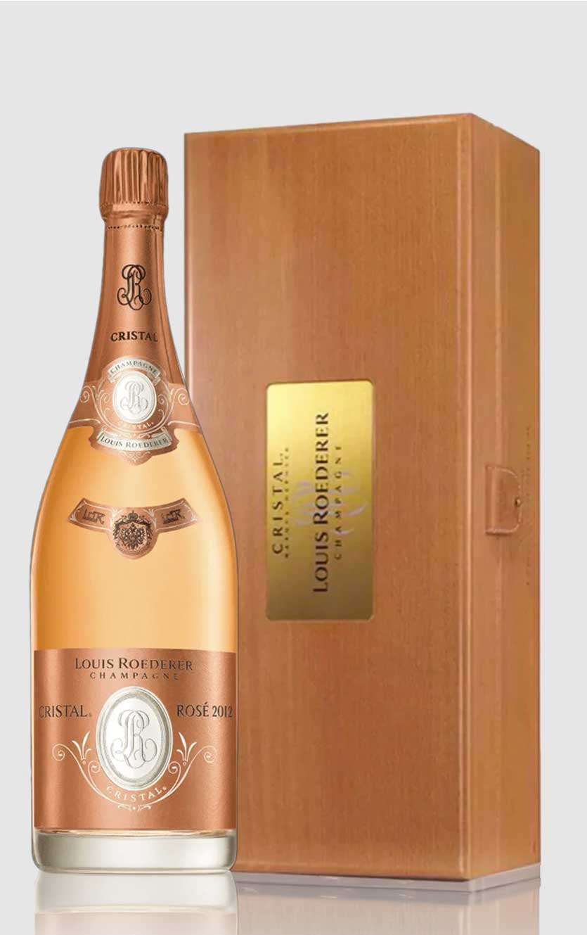 Louis Roederer Cristal Rosé 2012   Flot Trækasse   Ltr