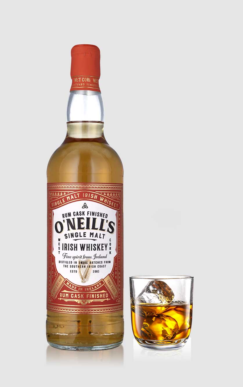 Neills Single Malt Rum Cask Finish Irish Whiskey