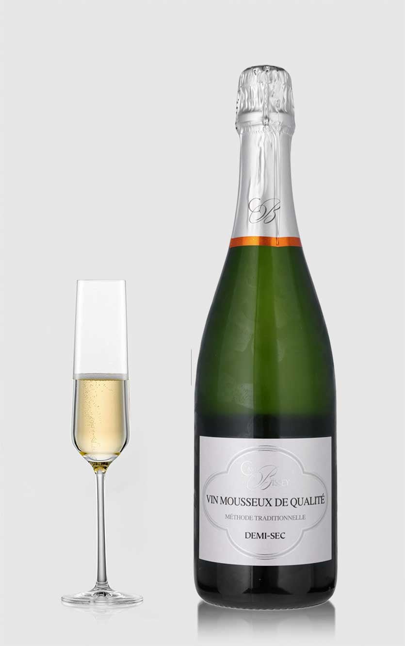 Vin Mousseux Qualité Demi-sec Cave Bissey