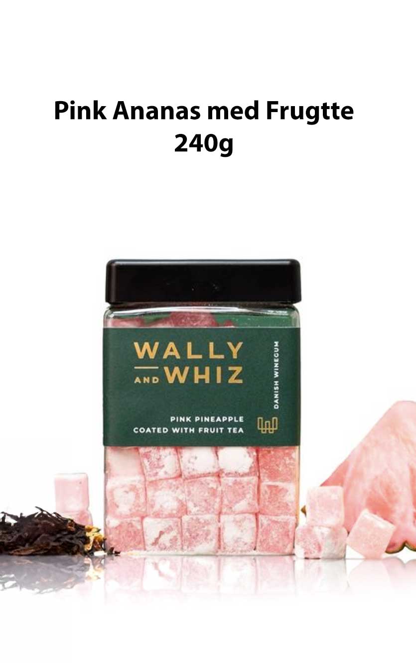 Wally And Whiz Pink Ananas Med Frugtte 240g