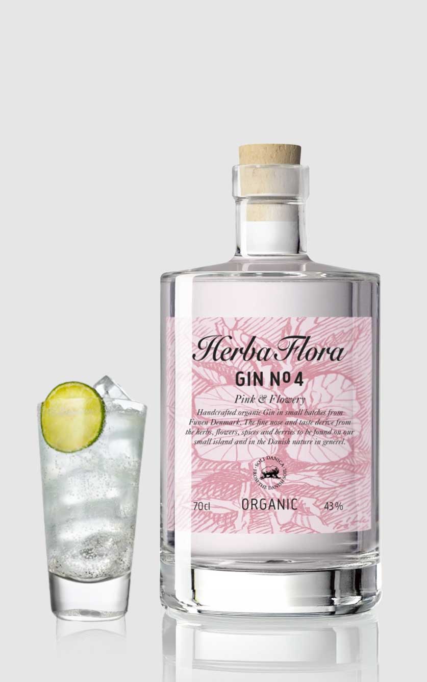 Herba Flora Gin     Gin Pink   Flowery