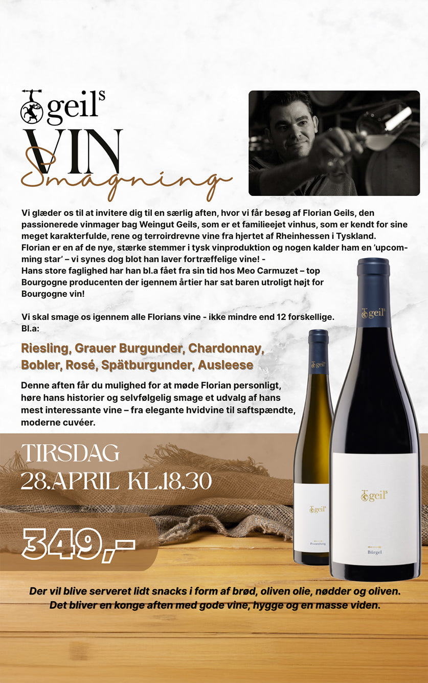 Geils Vinsmagning 28 April 2026   18 30
