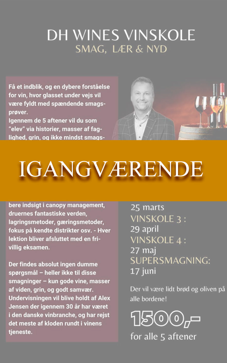 Wines Vinskole 2026     Dage