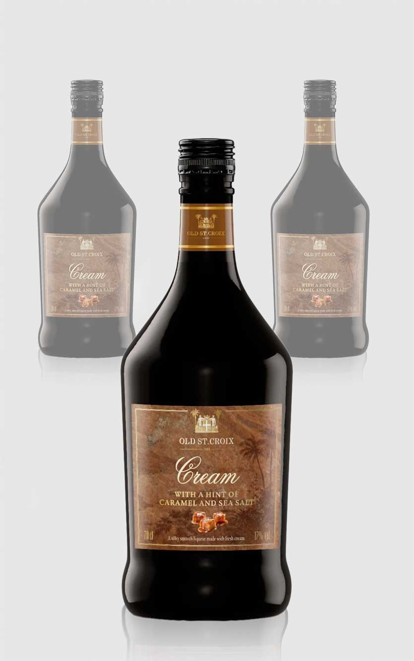 Old    Croix Rum Cream Liqueur Caramel   Sea Salt