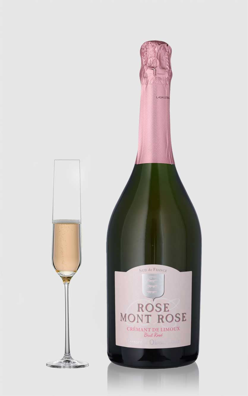 Cremant   Limoux Brut Rose Mont Rose Domaine   Montrose