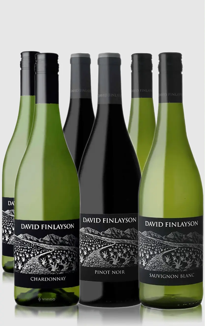 Smagekasse Med David Finlayson Vine    Flasker