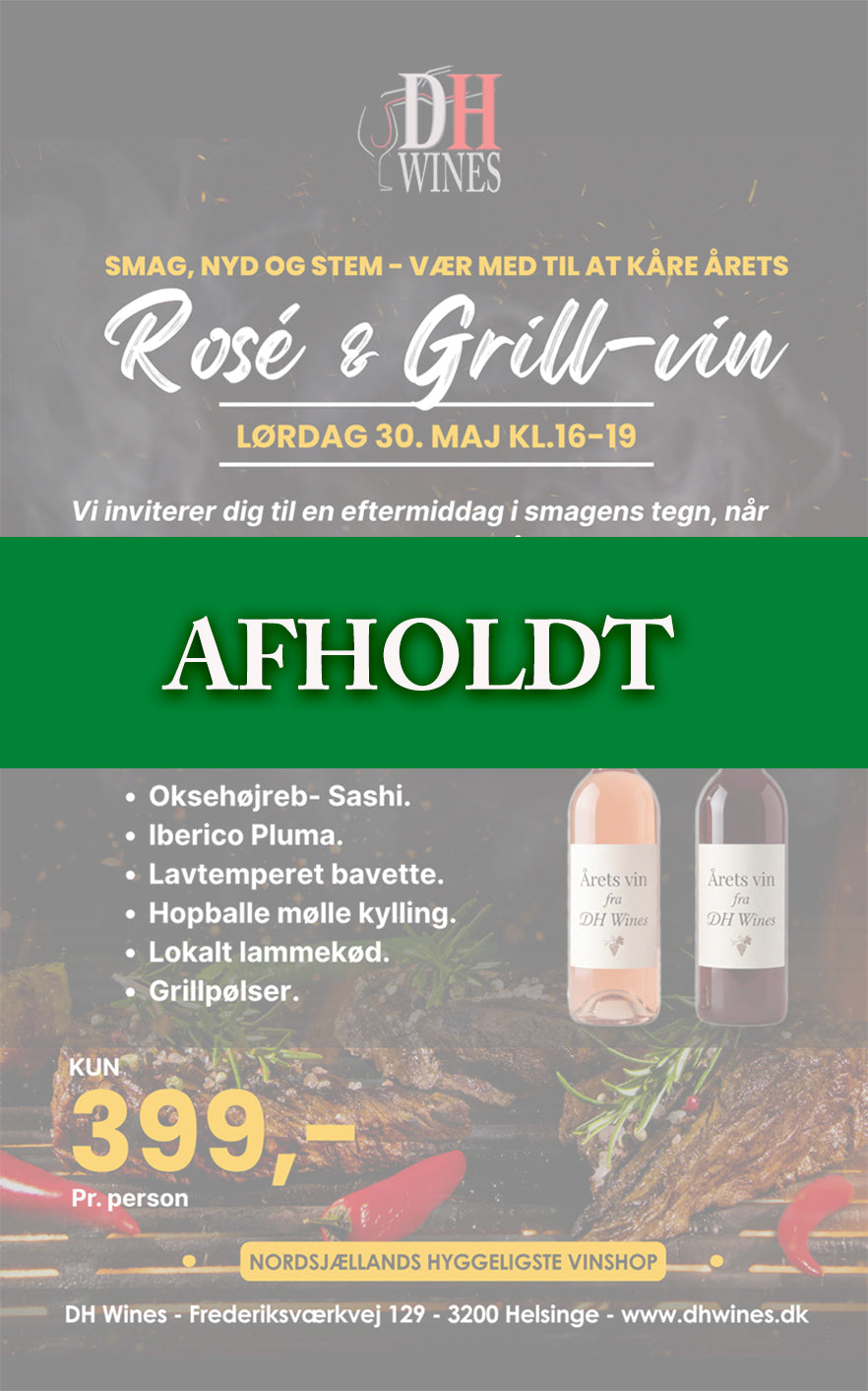 Kåring   årets Rosévin   Grillvin 2026 30 Maj    16-19