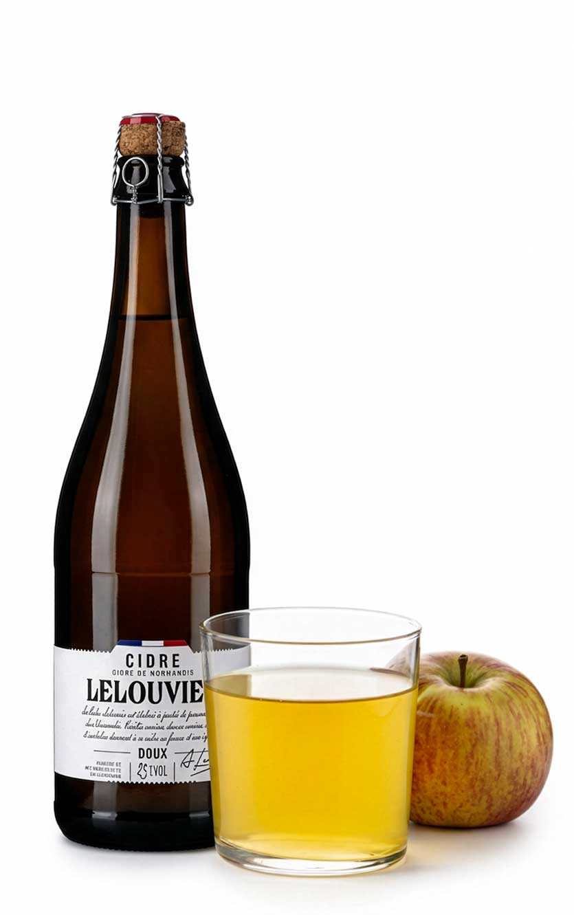 Lelouvier æblecider Halvsød