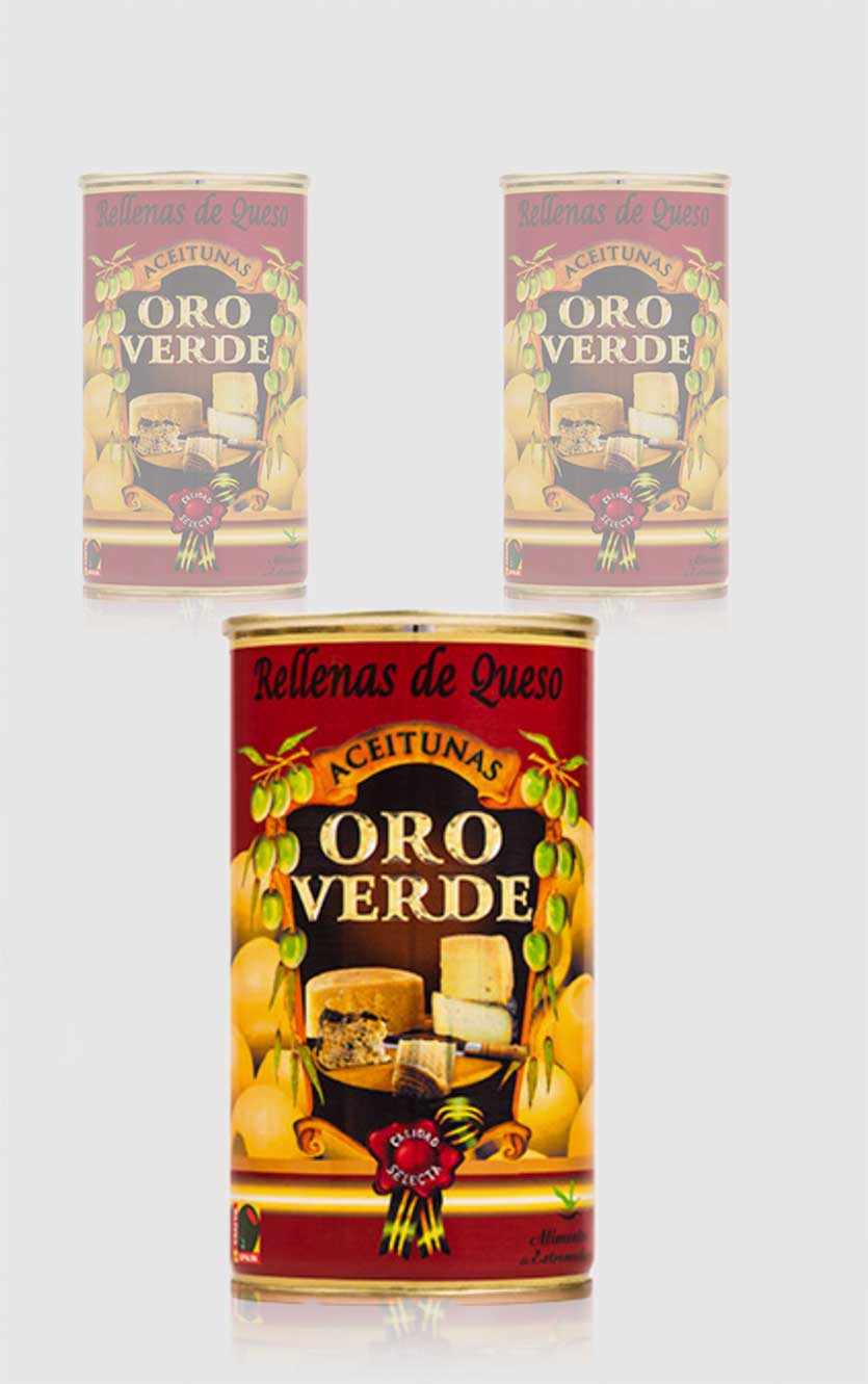 Oro Verde Grønne Oliven Med Roquefort