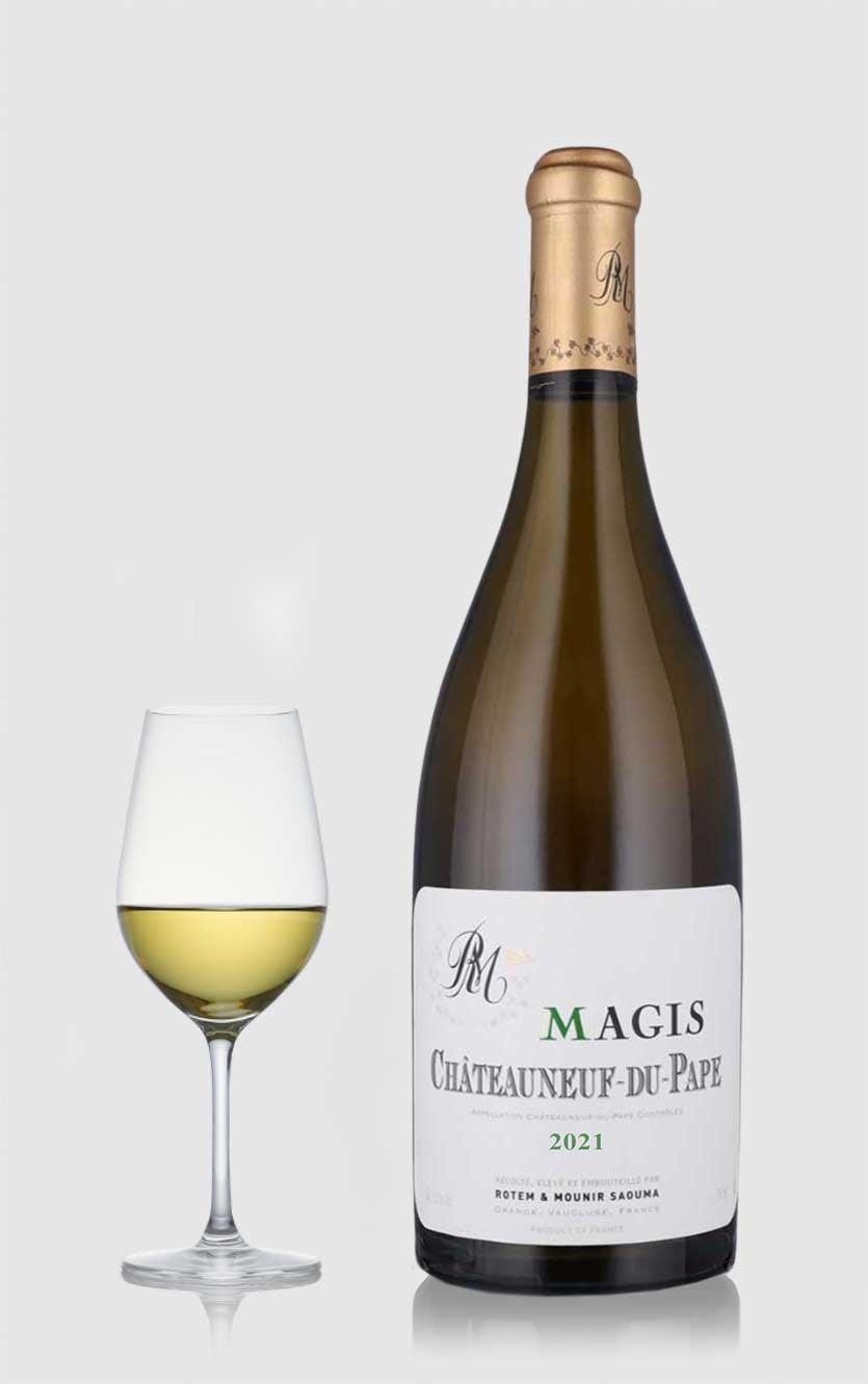 Chateauneuf   Pape Blanc Magis 2021 Rotem   Mounir Saouma